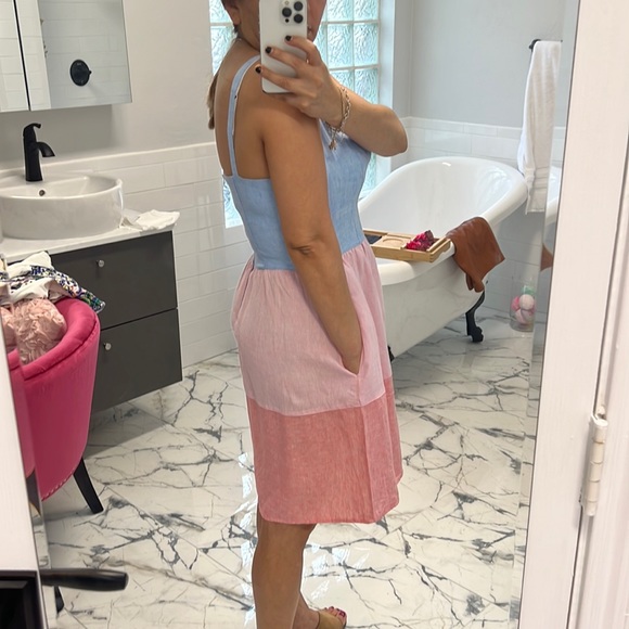 Cynthia Rowley color block dress M - Picture 2 of 7